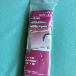 Frank A Edmunds Split Rail Scroll Frame 8.5 inches x 18 inches 8 1/2 x 18